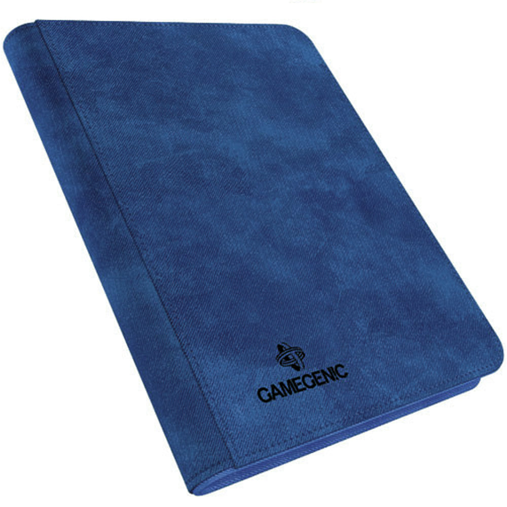 Zip Up Binder -8 Pocket Blue