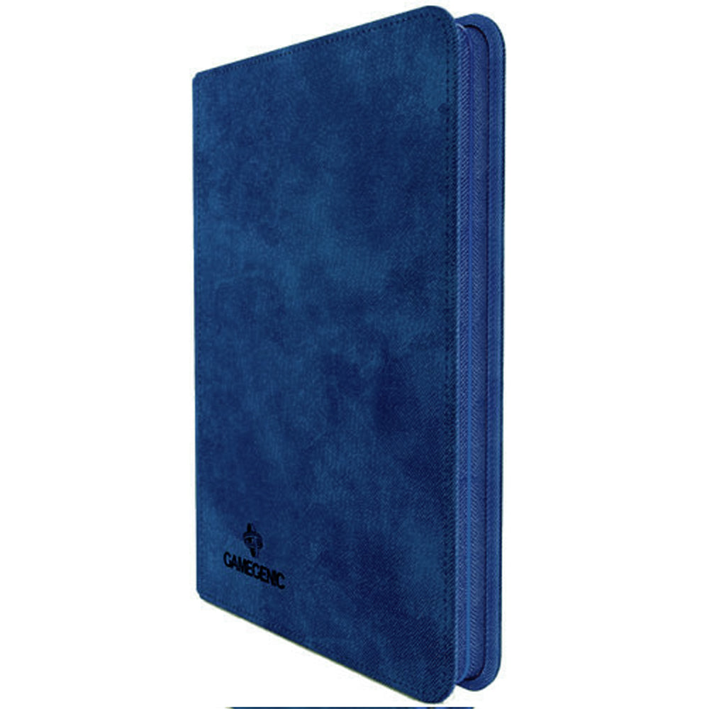 Zip Up Binder -8 Pocket Blue