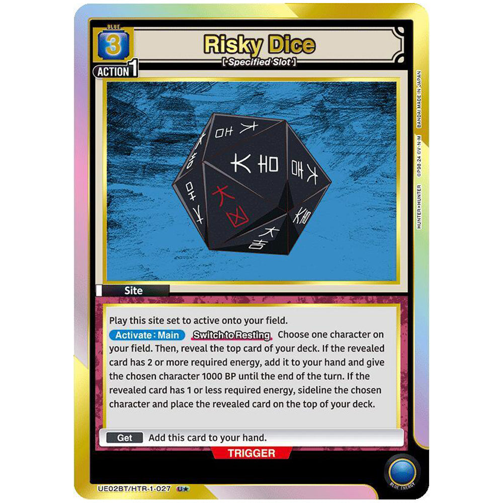 Risky Dice - UE02BT/HTR-1-027 (U*)
