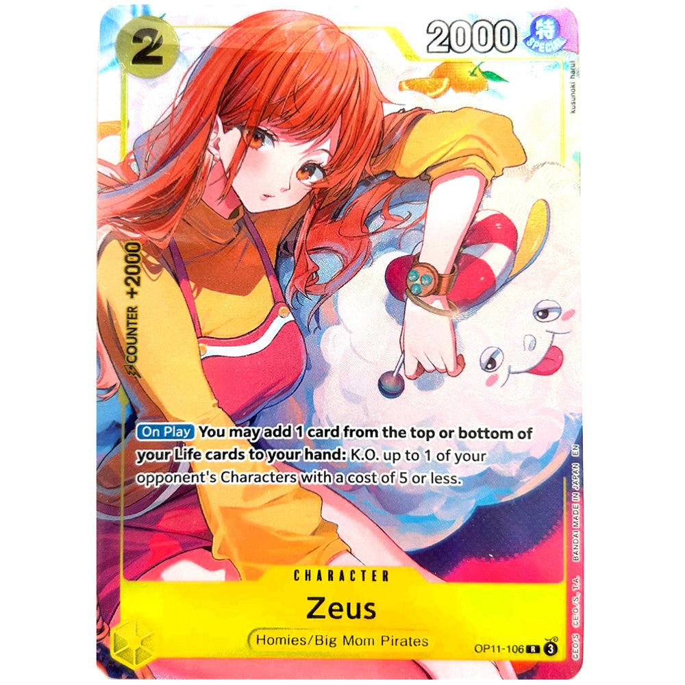 Zeus OP11-106 - Bandai Card Games Fest 24-25 Edition (Card Only)