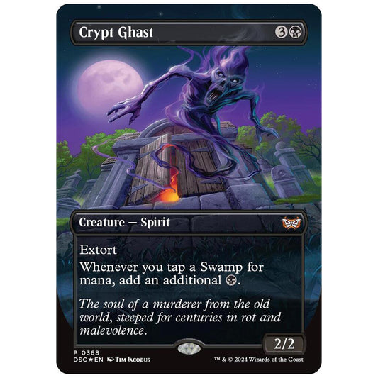 Crypt Ghast - Borderless Promo - Commander: DSC P 0368