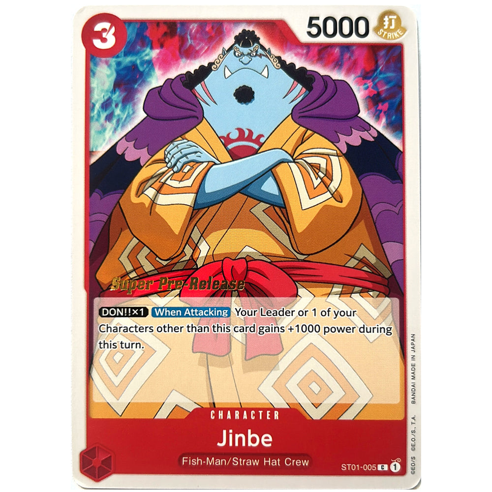 Jinbe - Super Pre-Release Stamp - ST01-005
