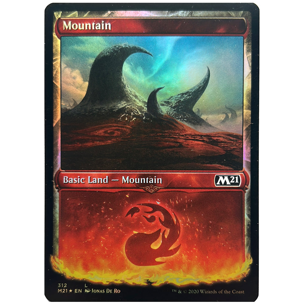 Mountain (Showcase) - M21- L 312 - Lightly Played Foil