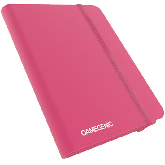 Casual Binder 8-Pocket with Elastic Strap- Pink