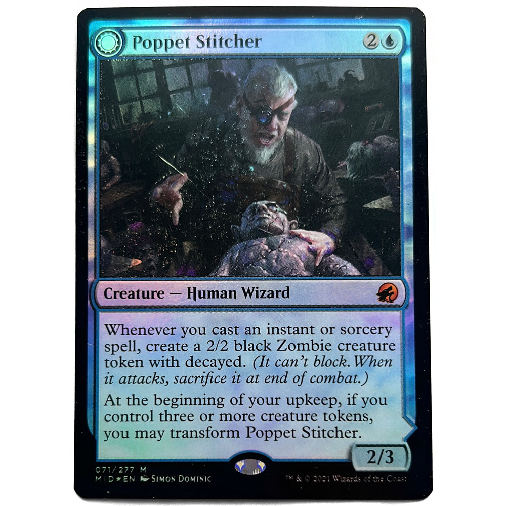Poppet Stitcher - Innistrad: Midnight Hunt (MID) - Heavily Played Foil