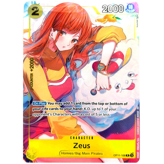Zeus OP11-106 - Bandai Card Games Fest 24-25 Edition (Card Only)